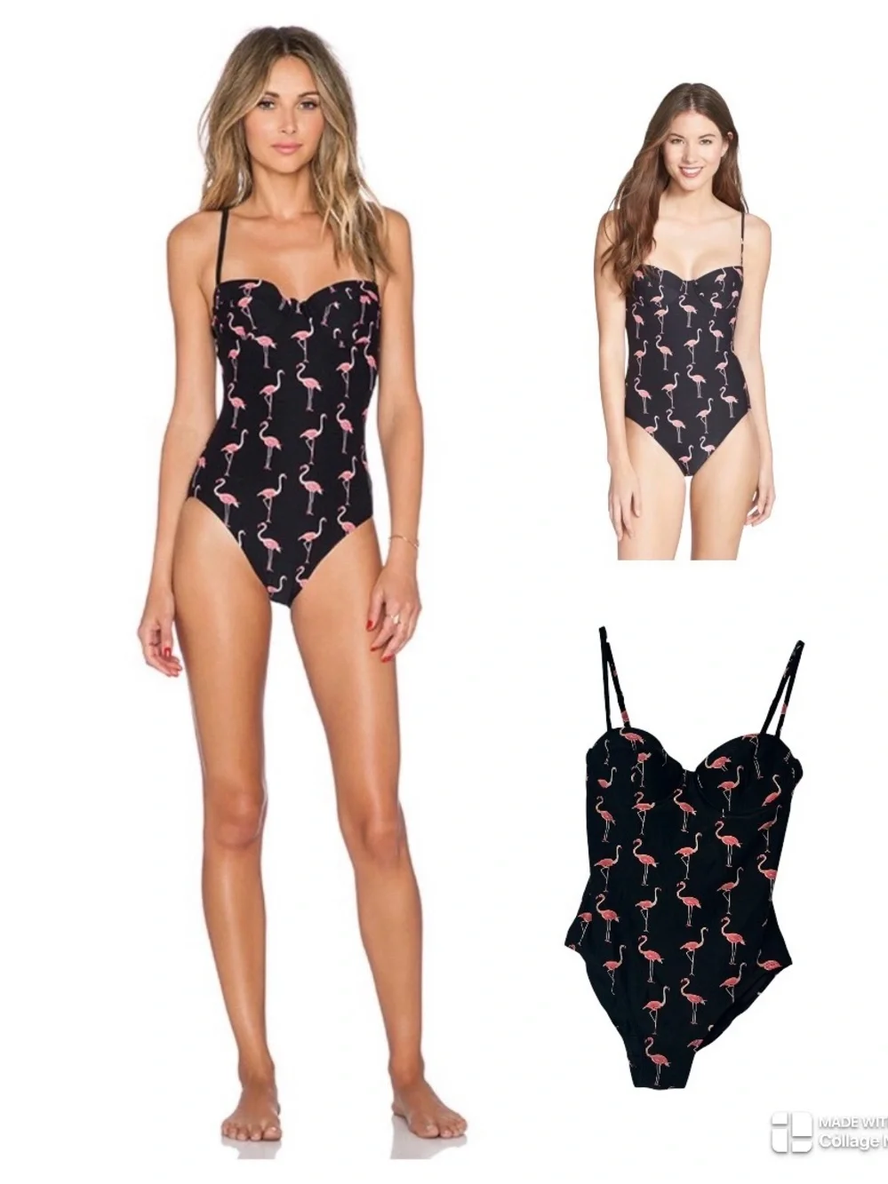 Revolve kate spade new york Playa Flamingos Underwire Swimsuit,
